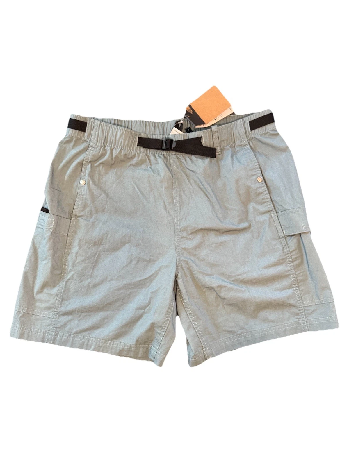 The North Face Ripstop Cargo Shorts Mens Large Goblin Blue Belted Hiking NWT