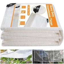 16 Mil Greenhouse Cover,Clear Plastic Tarps Heavy Duty Waterproof 16x20,UV Re...