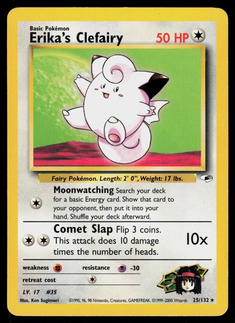 Erika's Clefairy #25 (Gym Heroes (2000))