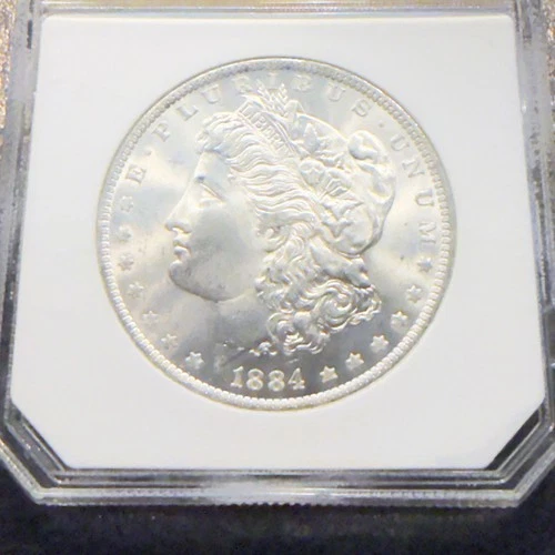 1884-O Morgan Silver Dollar New Orleans Mint - GEM BU