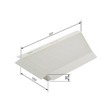 Innenraumfilter Pollenfilter für Peugeot 206 2A/C CC 2D SW 2E/K 206+ 2L | 24382