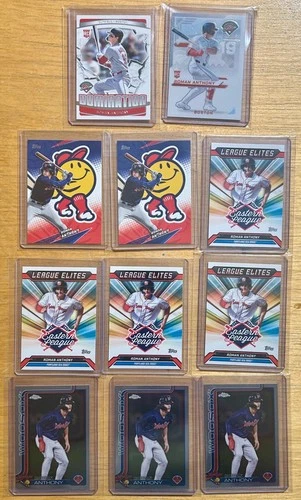 2025 topps pro debut roman anthony card lot