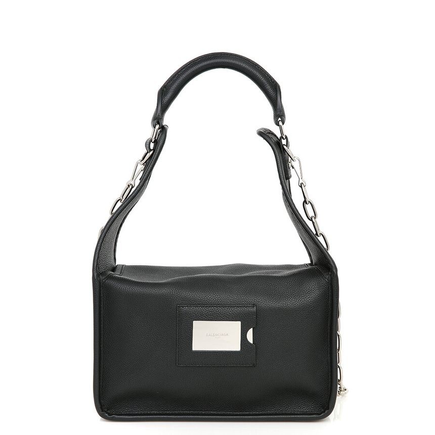 小物 BALENCIAGA Men's Explorer Pouch With Strap Small in Black | Balenciaga US