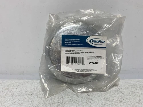 ProFlo PFFAC4C Cleanout Cover 4-1/4" Chrome Plated - Picture 1 of 3