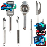 KüChenhelfer Set 7-Teilig Edelstahl Rostfrei Professionelle Utensilien