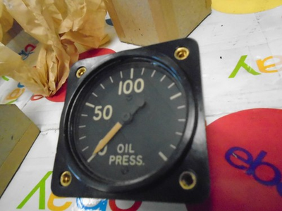 #ad Northern Engraving Co. Oil Pressure Gauge PN AN5771 2 1945 0 100 2 in NOS $149.99