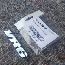 Vw Golf Mk3 Vr6 Chrome Rear Vr6 Badge Vw Golf Mk3 Vr6 Chrome Rear Vr6 Badge
