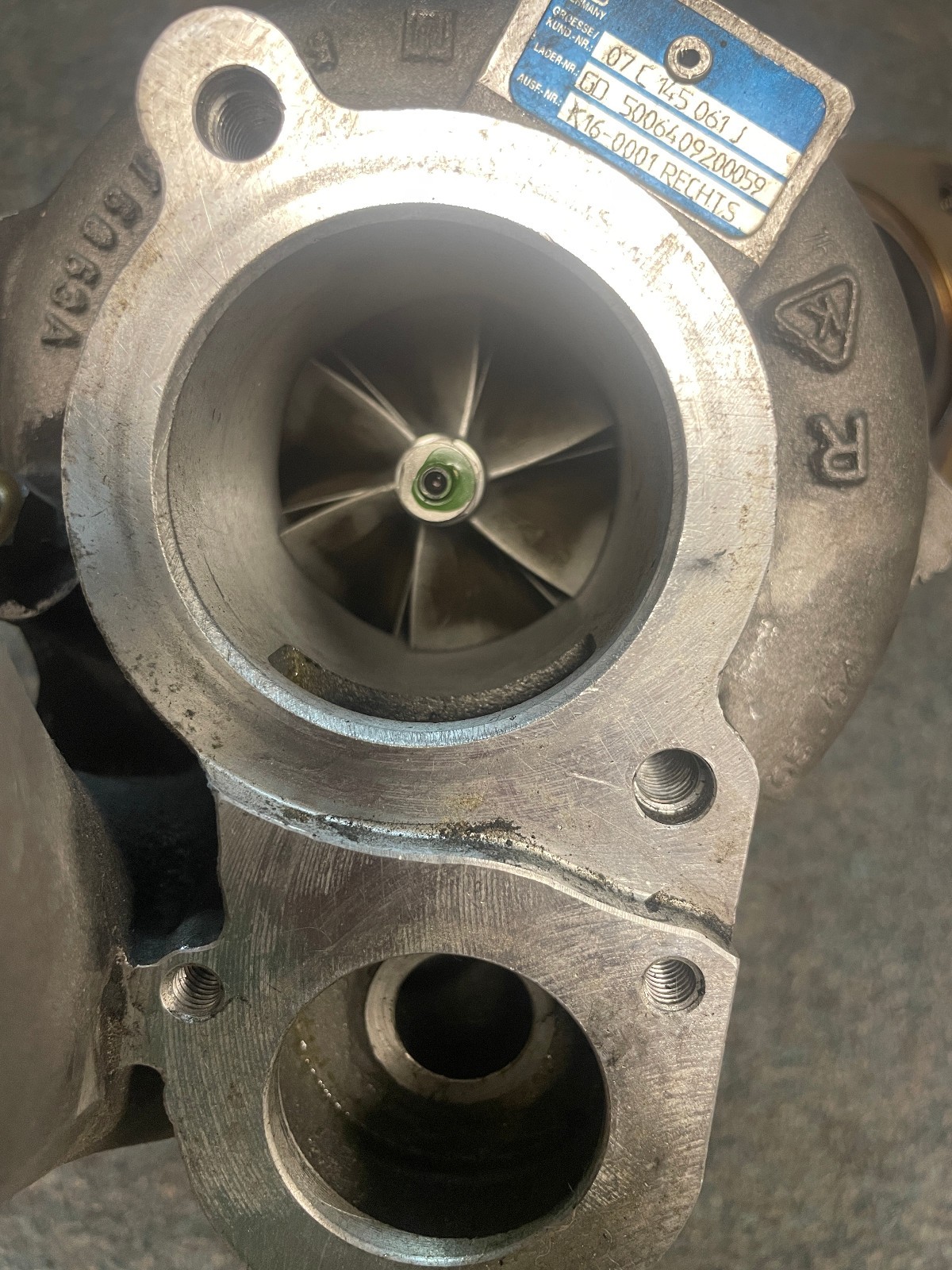 Bentley Continental turbo w/ actuators; 07C145061J