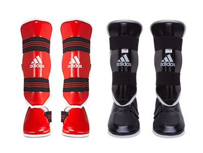 Adidas Taekwondo Karate Instep & Shin Guard Training Kick Shoes Martial Arts