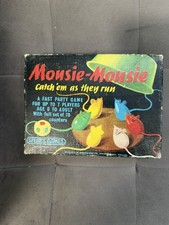 Vintage Mousie Mousie Board Game Spears Games Complete Retro Party Game