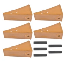 X156 X156S Dirt Teeth Bucket Teeth/Tooth with P156 Roll Pins 5 PCS Alloy Steel