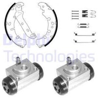 Delphi Bremsbackensatz Bremsbacken Hinten FüR Ford Fusion Ju_ Fiesta V Jh_ Jd_
