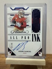 2023 Panini Flawless All-Pro Ink Deebo Samuel Autograph /10 49ers
