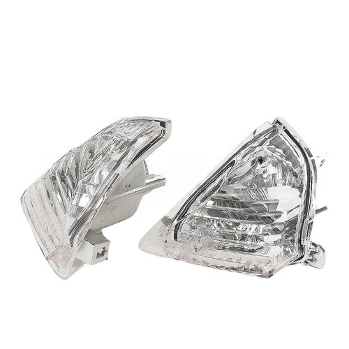 Bulb 1 Pair Plastic White Rear Turn Signal Light For SUZUKI GSXR600 2007 - Picture 3 of 3