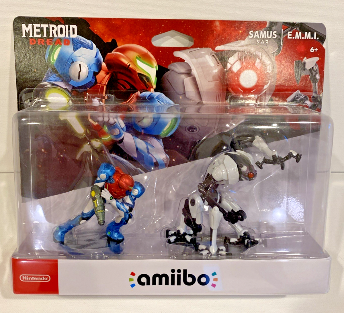amiibo - Nintendo Metroid Dread - Samus and E.M.M.I. Figures (2