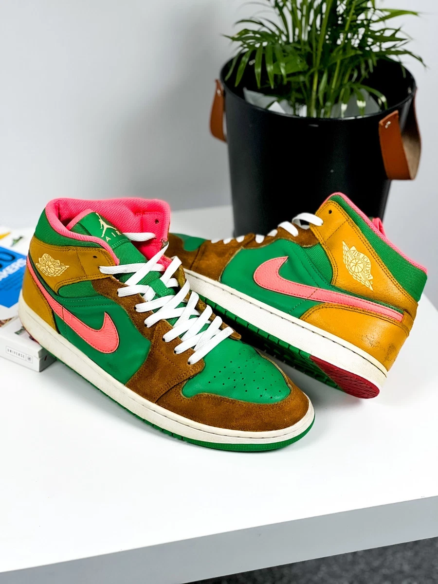 Jordan 1 SE Mid Wheat Watermelon | eBay