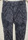LADIES BLACK & WHITE POP FIT LEGGINGS WITH POCKETS SIZE SMALL — photo 3