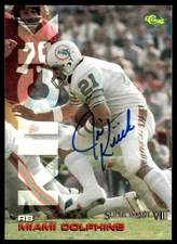 Jim Kiick Signed Auto Autographed Card 1995 Classic Scott Products Dolphins