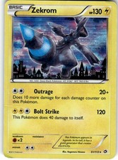 Zekrom Holo Rare Legendary Treasures 51/113 LP on eBay