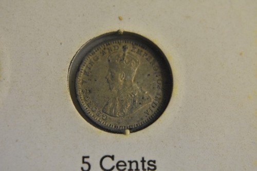 Monete di Hong Kong: $1 1960, 50 cent 1951, 10 cent 1949, 5 cent ? - Foto 5 di 10
