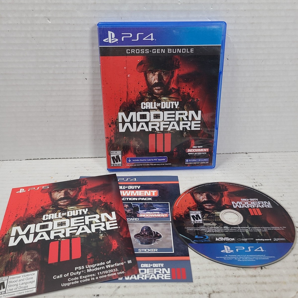 PS4版 COD MW3 Call of Duty: Modern Warfare 3, Cross-Gen Bundle (Sony