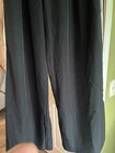 Black Pants With White Stripes On Both Sides Wide Leg S — photo 1