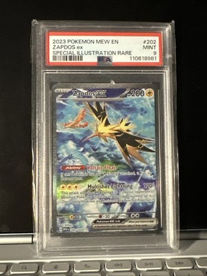 2023 Pokemon MEW EN 151 Zapdos EX Special Illustration Rare #202