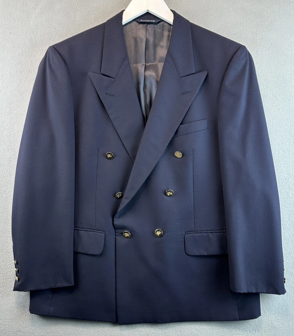 スーツ 80-90s burberrys double breasted setup Extremely Rare 80s BURBERRYS Double Breasted Suit Set with Horse