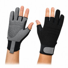 TRIBE Work Gloves - Precision / Fingerless / Trade Work / Shock Impact