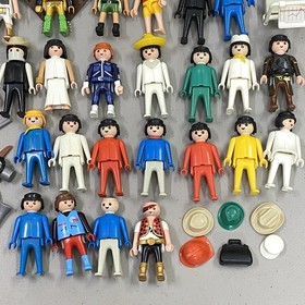 Playmobil 3 lbs Lot 45+ Figures Weapons Horses Cows Donkey Ruffnut Tuffnut HTTYD