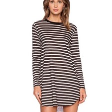 Anthropologie Neuw Striped Rebel Linen Dress