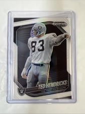 2025 Panini Prizm Black - Ted Hendricks #113 White Prizm /175