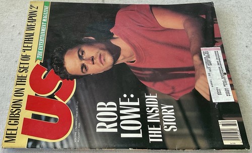 US Magazine VTG Issue - Aug 7, 1989 w/ Rob Lowe • Andrew McCarthy • Annie Potts - Picture 11 of 12