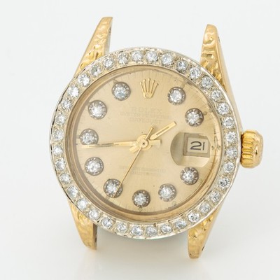 Ladies' Rolex Datejust Ref. 6917 26mm Champagne Diamond Dial/Bezel #W311197-1