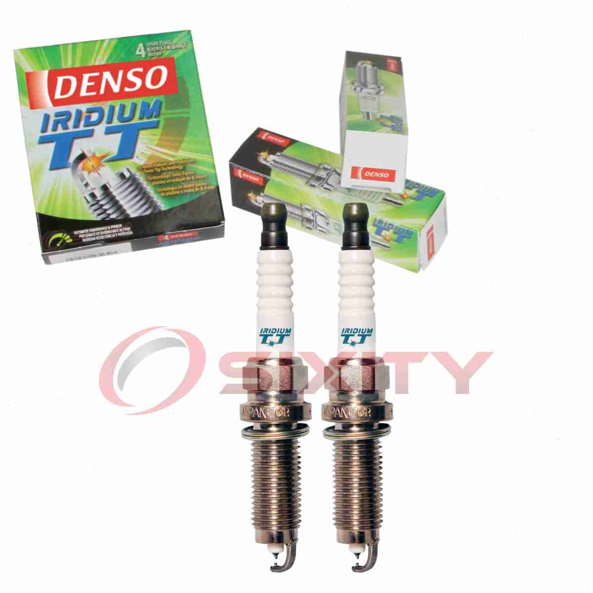 2 pc DENSO 4710 Iridium TT Spark Plugs for IXEH20ETT 9029 22401-ED71B ym