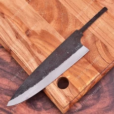 11'' 1095 High Carbon Steel CHEF Knife Blank Blade DIY Bushcraft Hunting Making