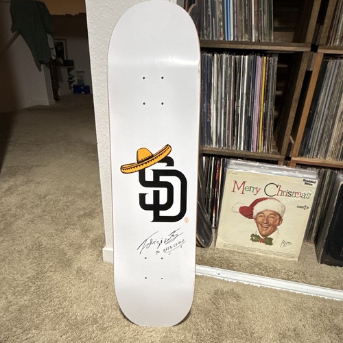 San Diego Overload Sombrero Skateboard Deck Signed by Fabrizio Santos