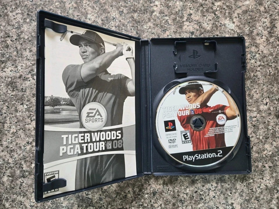 Tiger Woods PGA Tour 08 PS2 Sony PlayStation 2, Complete In Box CIB - Image 4 of 4