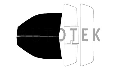 PreCut Film Front 2 Door Windows Tint For Chevrolet Colorado Standard 2004-2012