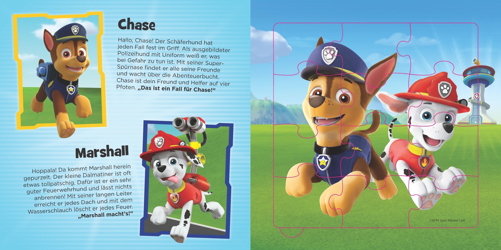 Thumbnail - Paw Patrol Puzzlebuch | Mit 4 Puzzles Á 12 Teilen | Katharina Bensch |