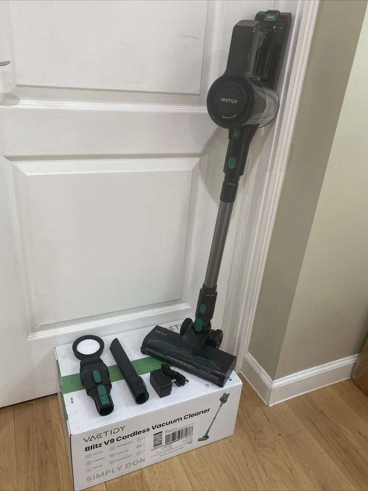 V9 Cordless Vacuum Cleaner, 30Kpa Powerful Suction with Brushless Motor Black - Image 2 of 4