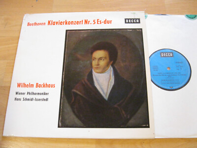 LP Beethoven Klavierkonzert Nr.5 Wilhelm Backhaus Vinyl SXL 2179 Decca