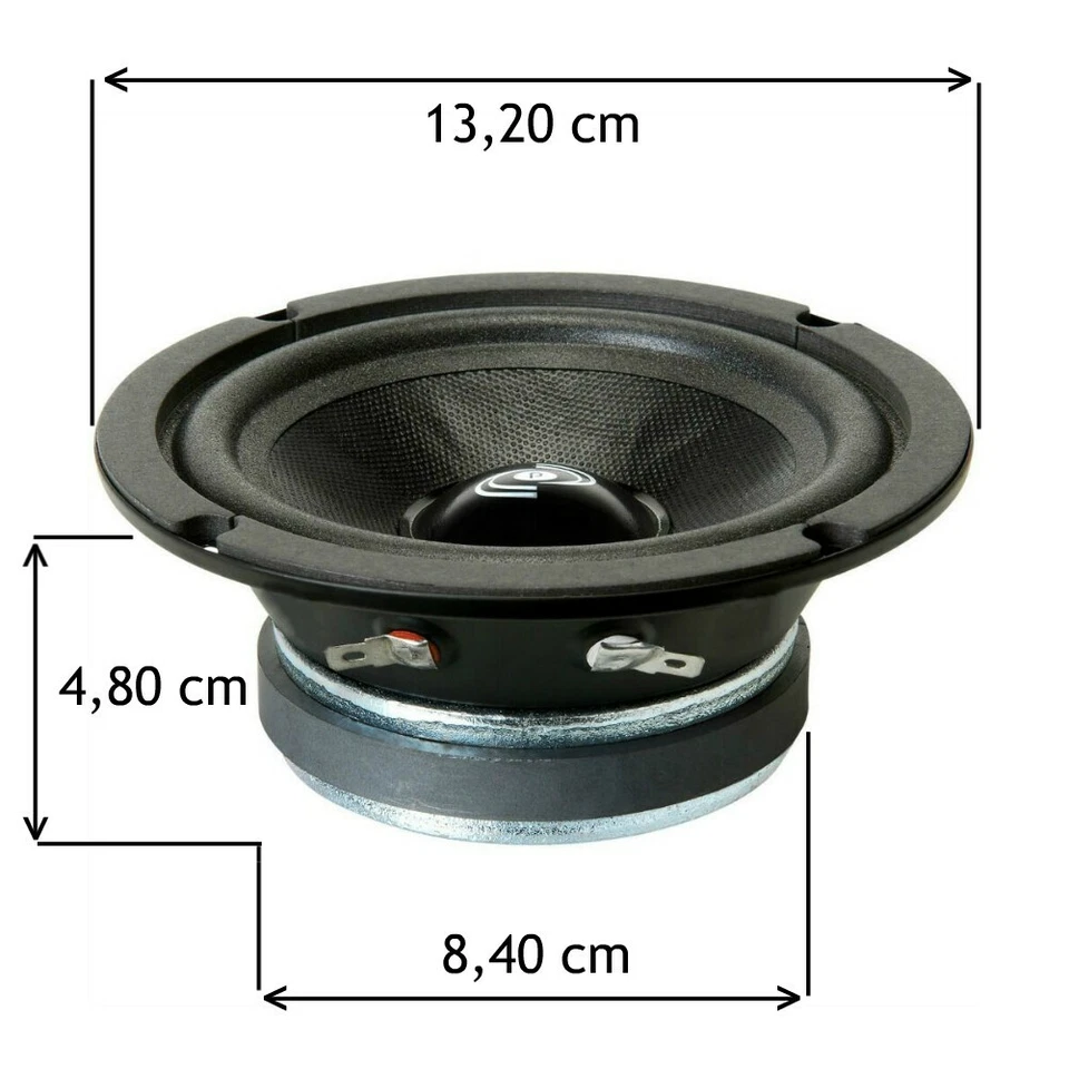 1 ALTOPARLANTE 13,00 CM PYLE PDMR5 200 WATT MAX 130 MM MIDRANGE 8 OHM CASSA CASA - Immagine 3 di 4
