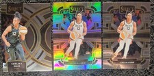 CHELSEA GRAY 2024 Select WNBA SILVER PRIZM #94 & Base, Premier #138 ACES (3)
