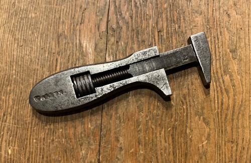 VINTAGE ABINGDON KING DICK 4” ADJUSTABLE SPANNER BSA TRIUMPH MOTORCYCLE TOOLKIT - Picture 5 of 10