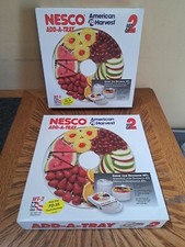 New - 4 Total - NESCO White WT-2 Add-a-Tray f...