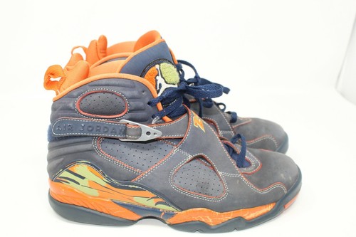 NIKE Air Jordan 8 Retro Blue Orange 