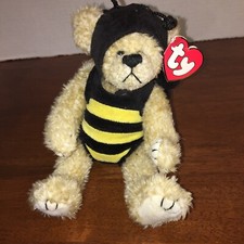 TY Beanie Baby Beezee Bee the Bear Attic Treasures Collection Bumblebee 8”