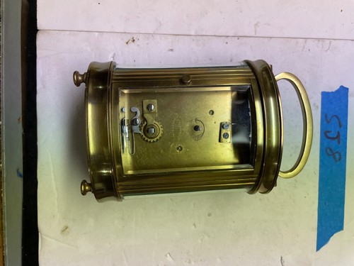 (SJ8) OVAL French Carriage Clock. J.E. CALDWELL & CO. TIME ONLY. - Picture 10 of 12