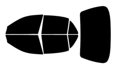 Precut Ceramic Car Window Tint Film Kit For Buick Regal Sedan 1997-2004